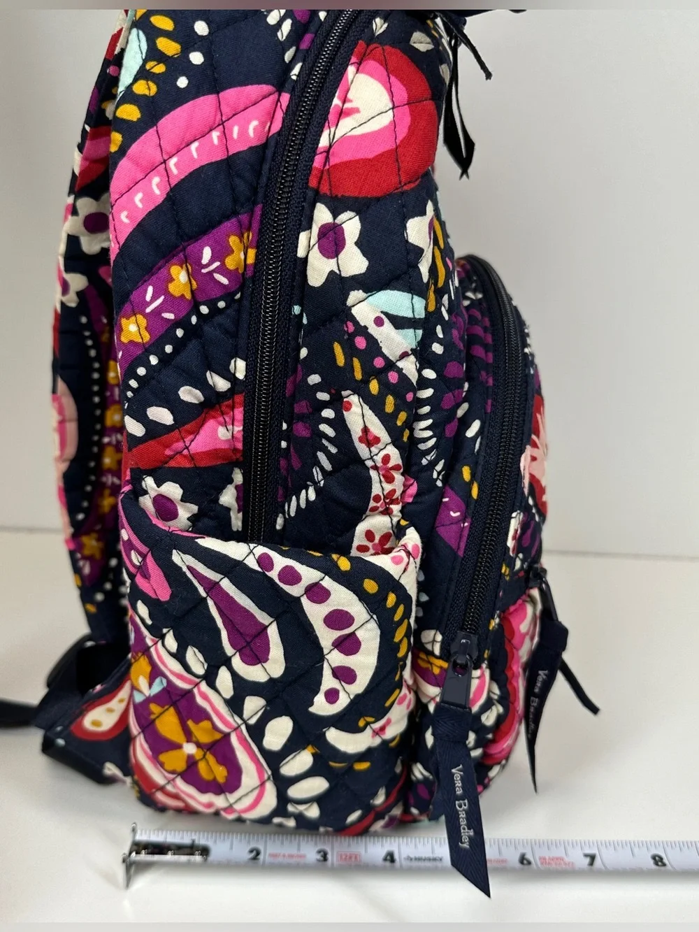 Vera Bradley Essential Compact Backpack Painted Paisley Pattern: See Description